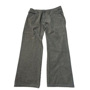 Vintage Y2K Dmax Jeans Men's 44x32 Baggy Wide Leg Denim Blue Stitch